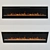 Dimplex Prism 74" Electric Fireplace 3D model small image 1