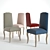 Elegant Calais Dining Chairs 3D model small image 3