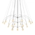 Twilight Teardrop Chandelier 3D model small image 1