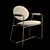 Fashionable Gemma Baxter Chair 3D model small image 1