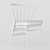 Elegant Ash Chair: Morelato Jenny 3D model small image 3