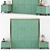 Elegant Art Deco Headboard Set 3D model small image 1