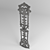 Classic Iron Baluster 3D model small image 2