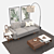 Modern Set. Mid-Century Elegance. 3D model small image 3