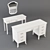 Carpenter 309: Table Set with Mirror 3D model small image 2