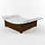 Rattan Lounger: Ultimate Comfort 3D model small image 1
