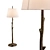 Elegant Heidi Floor Lamp 3D model small image 1