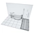 Modern Bathroom Set: Tub, Faucet, Shower 3D model small image 2