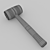 Versatile Hammer Mallet Combo 3D model small image 3