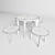 Modern Kids Play Table 3D model small image 2