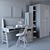 CILEK TRIO: Stylish Children's Furniture Solution 3D model small image 3