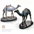Central Asian Bactrian Camel Sculpture 3D model small image 1