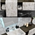 Elegant Bathroom Vanity Set 3D model small image 2