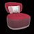 Modern Comfort: Juju Armchair by Moroso 3D model small image 1