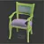 Elegant Chester Chair 3D model small image 2