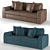 Stylish Hema Sofa for Modern Living 3D model small image 1