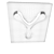 Elegant Modern Coat Rack: Spoon White Uno 3D model small image 3