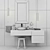 Bath Bliss Bathroom Furniture 3D model small image 3