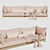 Corona Outdoor Sofa Set 3D model small image 1