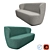 Gubi Collection Stay: Stylish & Versatile Sofa 3D model small image 1