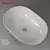 Elegant Piccadilly White Ceramic Wash Basin 3D model small image 2