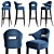 Nordic-inspired Nanook Bar Chair 3D model small image 1