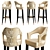 Brabbu N20 Bar Chair: Sleek and Stylish Seating 3D model small image 1