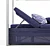 Dune Double Chaise: Sophisticated Outdoor Lounging 3D model small image 2