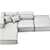Modern Boconcept Carmo Sectional 3D model small image 3