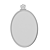 Gubi Randaccio Mirror: Elegant and Versatile! 3D model small image 3