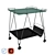 Gubi Mategot Trolley: Stylish and Versatile Storage 3D model small image 1
