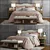 Elegant Claremont Bed from Pottery Barn 3D model small image 1