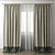 Elegant Window Drapes 3D model small image 1