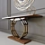 Elegant Walnut Console & Copper Mirror 3D model small image 3