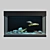 Predatory Fish & Aquarium Set 3D model small image 1