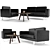 HJM 24 Sofa - Modern Comfort for Your Home 3D model small image 1