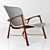  Sleek Silhouette Chair 3D model small image 1