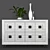 Modern Cube Dresser 3D model small image 1