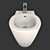 CONNECT Ceramic Bidet - Premium Hygiene Solution 3D model small image 2