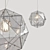 Modern Geometric Pendant Light 3D model small image 1