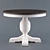 Sleek Round Table Design 3D model small image 1