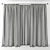 Elegant Window Drapes 3D model small image 2