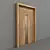  Custom Oak Wood Double-Faced Doors 3D model small image 2