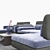 Modular Manchester Sofa 3D model small image 2