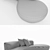 Sleek Serpentine Sofa: Vladimir Kagan 3D model small image 3