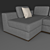 Miami Modular Sofa: Stylish Comfort 3D model small image 2