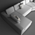 Miami Modular Sofa: Stylish Comfort 3D model small image 3