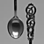 Effortless Stirring: Versatile Tea Spoon 3D model small image 3