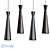 Windsor Black Pendant Light 3D model small image 1