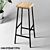 Loft Style Bar Stool | MNF Store 3D model small image 1